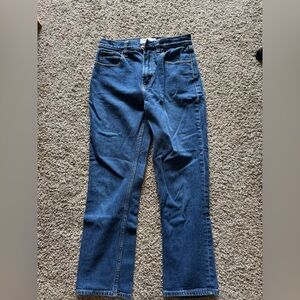 Abercrombie & Fitch Women's Straight Leg Blue Jeans